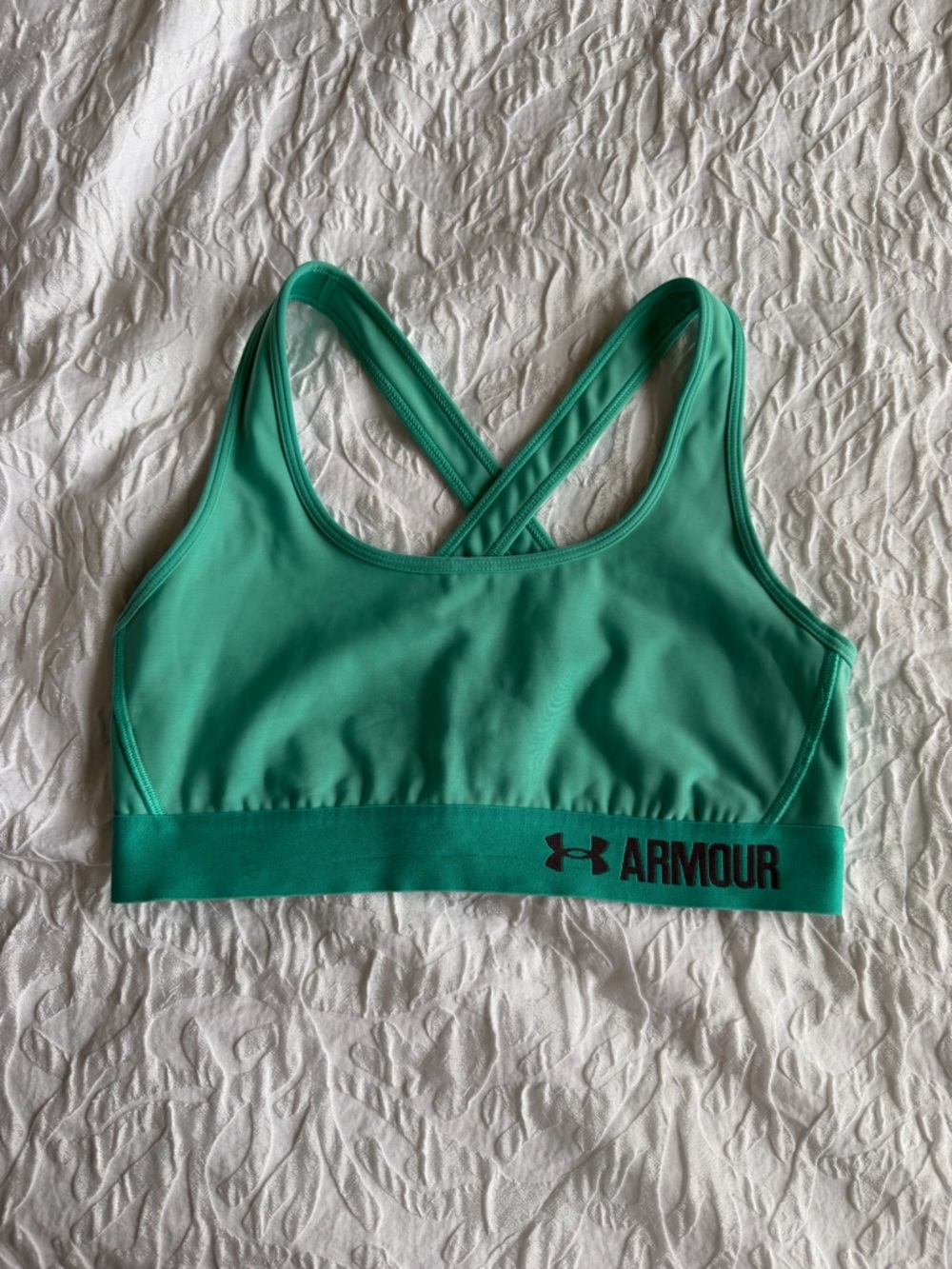 Under Armour Teal Green Crossback Sports Bra